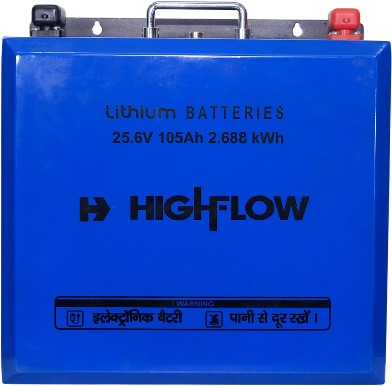 HighFlow 25.6V 105Ah solar battery