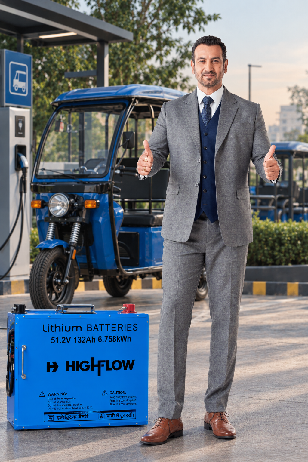 HighFlow lithium e-scooter battery — real world use