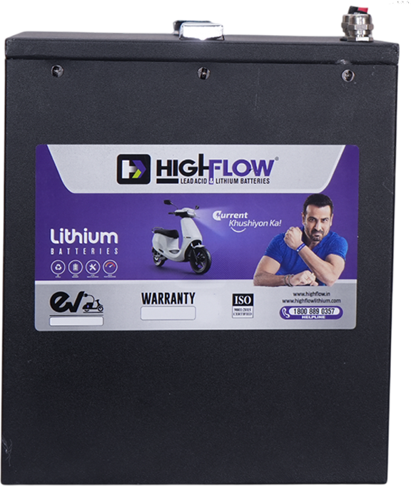 HighFlow 60.8V lithium battery